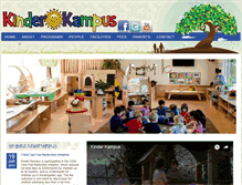 Tablet Screenshot of kinderkampus.ca